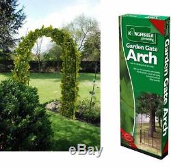 NEW GARDEN ARCH FOR CLIMBING PLANTS TRELLIS ROSE 2.4mx1.4m IVY ARCHWAY METAL
