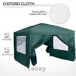 New Garden Heavy Duty Pop Up Gazebo Marquee Party Tent Wedding Canopy, Green