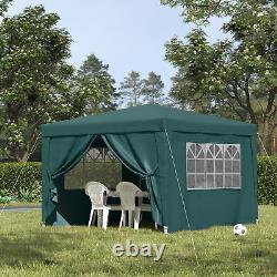 New Garden Heavy Duty Pop Up Gazebo Marquee Party Tent Wedding Canopy, Green