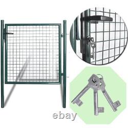 New Metal Garden Door Fence Gate -Coated Steel K2P3