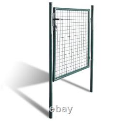 New Metal Garden Door Fence Gate -Coated Steel O4Z2