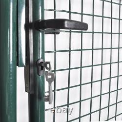 New Metal Garden Door Fence Gate -Coated Steel P5Q8