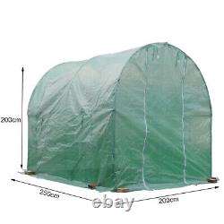 Outdoor Greenhouse Walk-in Polytunnel Steel Frame Garden Plant Grow Tent Shed