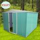 Outdoor Heavy Duty 8x6 Metal Garden Shed Apex Roof Storage With Free Foundation