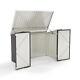 Outdoor Metal Steel Garden Bike Shed Tool Storage Shed Unit House Bicycle Box