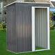 Outdoor Shed Storage 5ft X 3ft Metal Garden Mower Bike Box Container Tools Sheds