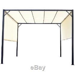 Outsunny 3 X 3m Garden Metal Gazebo Party Canopy Tent Sun Shelter Cover Canopy