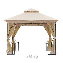 Outsunny 3 x 3M Gazebo Outdoor Patio Party Tent Shelter Garden Canopy Beige