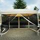 Outsunny 3 X 3m Gazebo Canopy Pop Up Tent Mesh Screen Garden Outdoor Shade Mesh