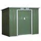 Outsunny 7 X 4ft Metal Garden Storage Shed With Double Door & Ventilation