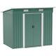 Outsunny 7 X 4ft Outdoor Garden Storage Shed For Backyard Patio Green