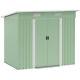 Outsunny 7 X 4ft Outdoor Garden Storage Shed For Backyard Patio Light Green
