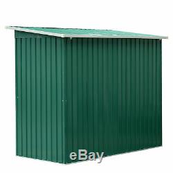 Outsunny 8x6FT Metal Garden Shed Outdoor Storage House Heavy Duty Tool Organizer