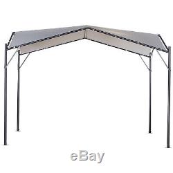 Outsunny Garden Outdoor Gazebo Pavilion Canopy Tent Sunshade Steel 3.5x3.5 m