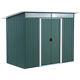 Outsunny Garden Shed Outdoor Storage Tool Organizer With Double Sliding Door