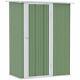 Outsunny Garden Storage Shed With Lockable Door Sloped Roof For Bike Light Green