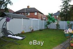 Pvc Plastic Fence Panels With Posts Reinforced With Metal Profile Garden Fencing