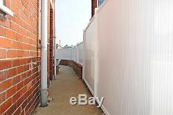 Pvc Plastic Fence Panels With Posts Reinforced With Metal Profile Garden Fencing