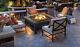 Quality Fire Pit Bbq Firepit Garden Square Table Stove Patio Heater With Grill