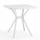 Rattan Garden Furniture Dining Table And 4 Chairs Dining Set Outdoor Patio White