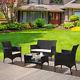Rattan 3 Chairs And Table Garden Furniture Set Patio Conservatory Indoor Outdoor