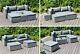 Rattan Garden Furniture Sofa Enzo Lounge Bed 5 Piece Set In Or Outdoor