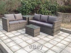 Rattan Garden Outdoor Wicker Patio Furniture Conservatory Sofa Set Table Chair