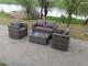 Rattan Wicker Conservatory Outdoor Garden Furniture Grey Set Corner Sofa Table