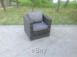 Rattan corner sofa dining set coffee table outdoor garden furniture Mix Grey