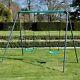 Rebo Childrens Metal Garden Play Set Range Swings & Slides