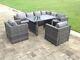 Right Arm 8 Seat Rattan Sofa Table Chair Furniture Set Outdoor Garden Furniture