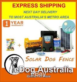 Solar Electric Fence Kit Garden Fence Waterproof Dog Electric Fence Chew Toy