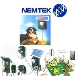 Solar Electric Fence Kit Garden Fence Waterproof Dog Electric Fence Chew Toy