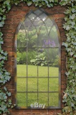 Somerley Rustic Arch Large Garden Mirror 161 x 72 CM