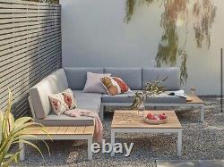 Spirit Grey Metal Garden Corner Sofa Set RRP £1100
