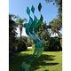 Statements2000 Large Abstract Metal Garden Sculpture Jon Allen Aqua Transitions