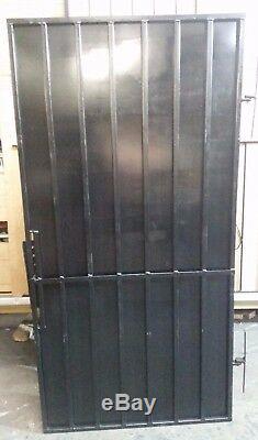 Steel Security Door, Gate. Metal Garden Side Gate With Pad Lock Options