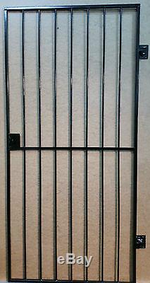 Steel Security Door, Gate. Metal Garden Side Gate / Wrought Iron Gate