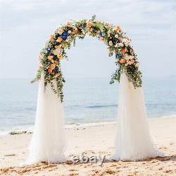 Strong 3-Pole Wedding Arch Stand Metal Flower Rack Door Frame Background Garden