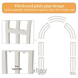 Strong 3-Pole Wedding Arch Stand Metal Flower Rack Door Frame Background Garden