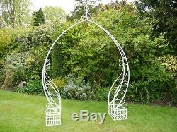 Stunning Garden Decorative Metal Arch/ white washed Arch/ Pergola Plant (3400)