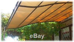 The Adstock Deluxe Garden Patio Lean To Gazebo Awning 2 Sizes Available