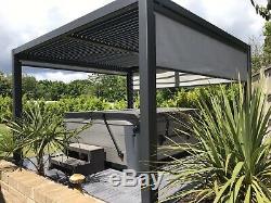 Vented Roof Solid Gazebo, Hot Tub Canopy, Permanent Garden Gazebo, GAZEBO SIDES