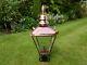 Victorian Style Traditional Post Lamp Top Post Lantern Garden Bright Copper