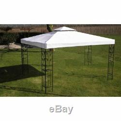 VidaXL Gazebo White 3x4m Outdoor Garden Canopy Marquee Party Tent Pavilion