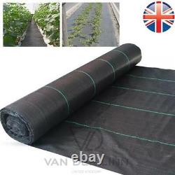 WEED CONTROL FABRIC 100GSM GROUND COVER GARDEN LANDSCAPE Metal Pegs Plastic Pegs