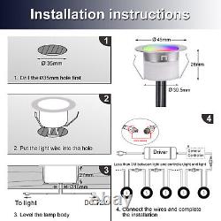 WIFI LED Deck/decking Lights RGBIC Colour Changing Kitchen Garden Plinth Lamps