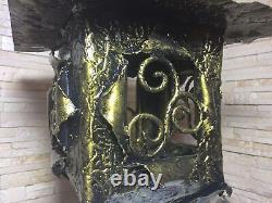 Wall Lamp Metal Forged Forged Lantern Chandelier Garden
