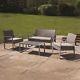Wido 4pc Grey Garden Patio Rattan Chair/sofa Outdoor Furniture Conservatory