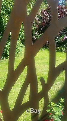 Wonderful Rustic Steel Garden Metal Tree Screen 1.8m tall ideal screen fence